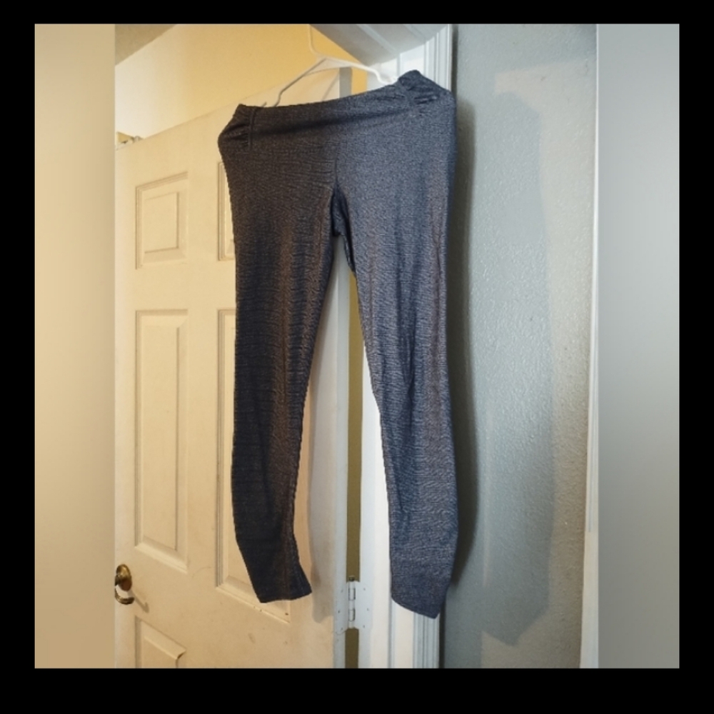 Athleta Leggings Size Small Ruching Detailing On Leg Heathered Gray color